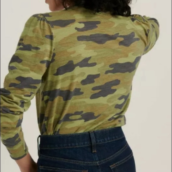 LUCKY BRAND CAMO COTTON TEE NEW - Picture 4 of 11